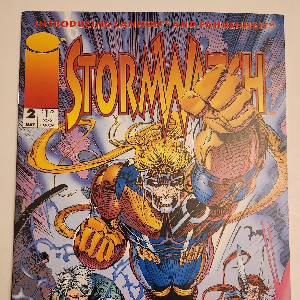 Stormwatch #2 (1993) Image Comics, 1st App of Cannon & Fahrenheit, NM